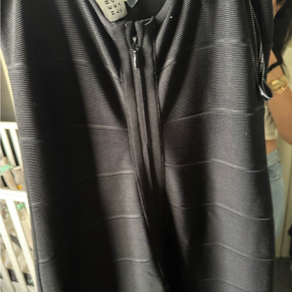 Herve Leger Black Maxi Dress - Picture 3 of 5